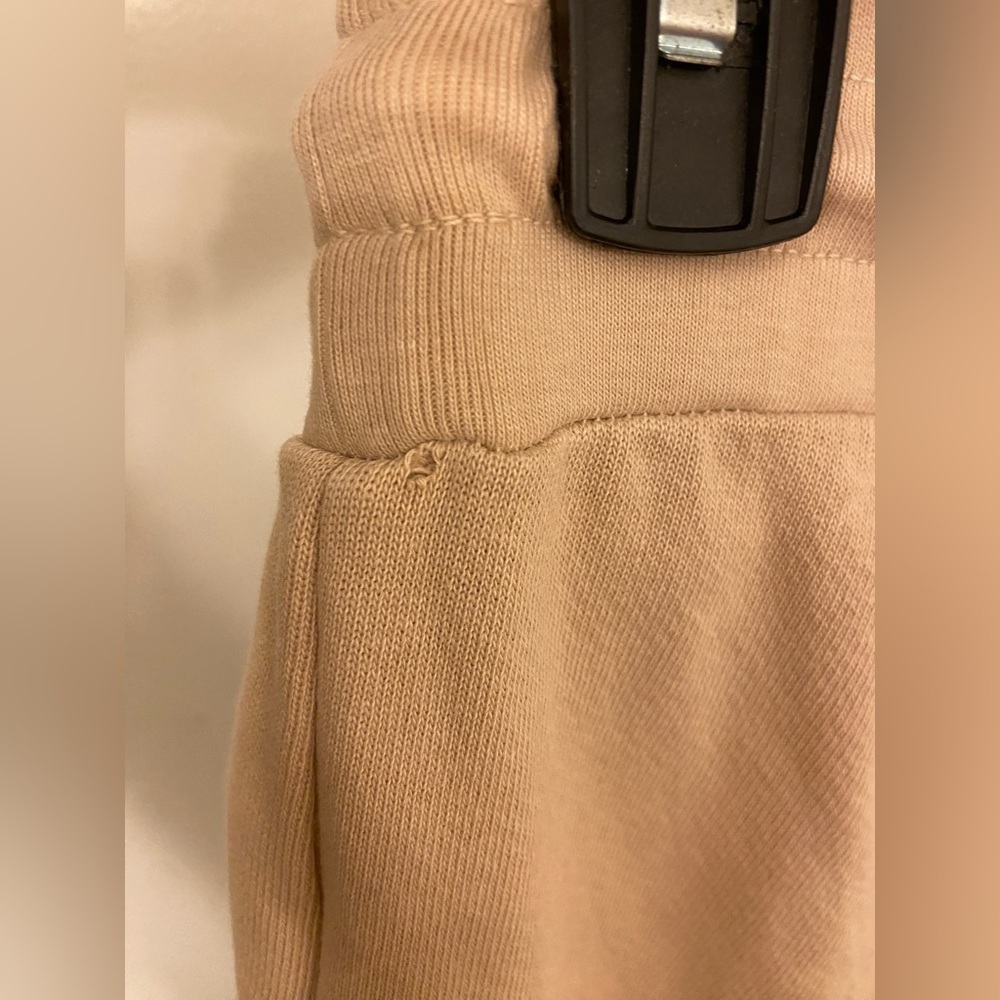 MATE The Label Organic Cotton Terry Jogger Beige Size XS - Picture 6 of 7
